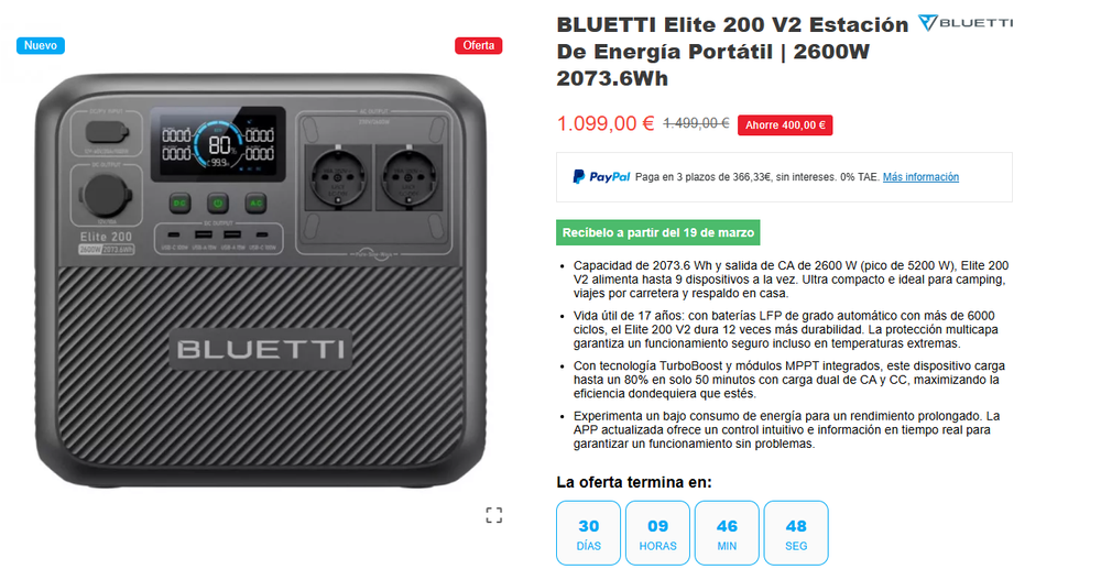 Bluetti AC200 V2