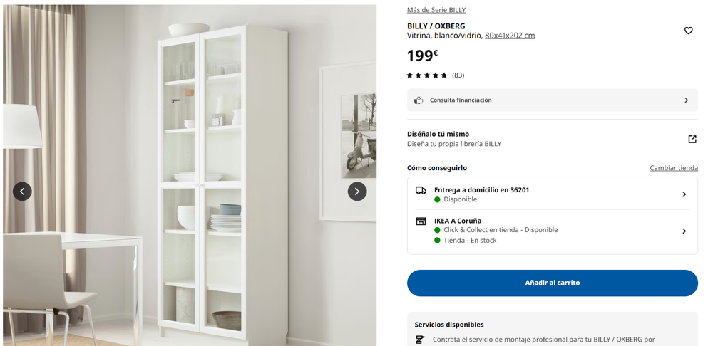 La librería Billy de IKEA